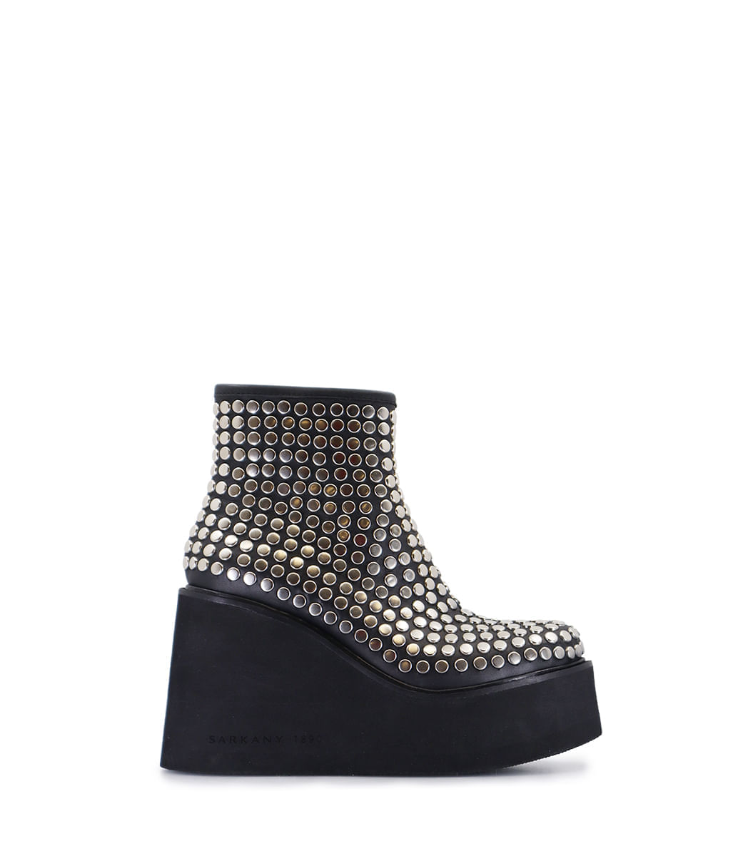 Botineta Botas Con Tachas Ricky Sarkany Telier Botineta Denar De